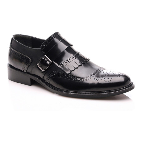 Monk Strap Dress Shoe // Black (Euro: 40)