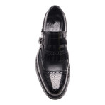 Monk Strap Dress Shoe // Black (Euro: 43)