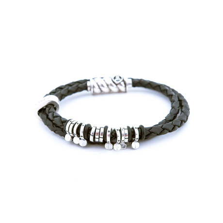 Silver Bracelet Magellan // Love (Medium)