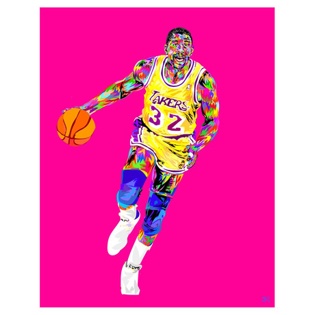 Magic Johnson (18"W x 24"H)