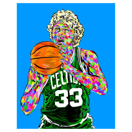 Larry Bird (18"W x 24"H)