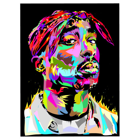 Tupac Black (18"W x 24"H)