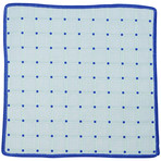 Aster Illusione Pocket Square // Sky Blue