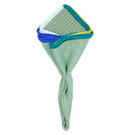 Neutro Paglia Pocket Square // Multicolor Border