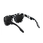 Women's Jagger Sunglasses // Polished Black + Marble Stone + Gray