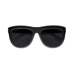 Women's Jagger Sunglasses // Polished Black + Copper + Gray