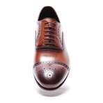 Medallion Toe Semi-Brogue Oxford // Tobacco (Euro: 41)