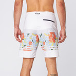 Micros // Swisher Board Short // White (31)