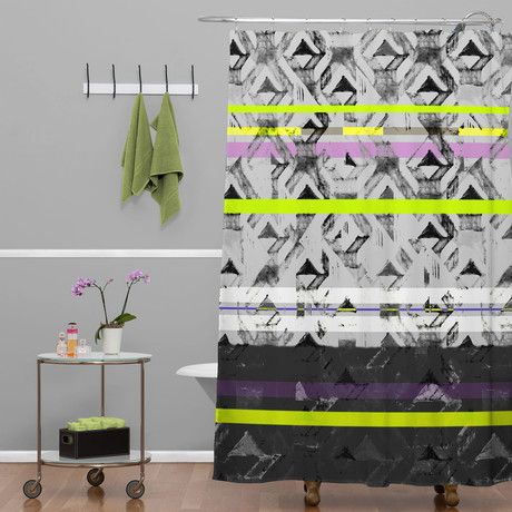 Triangle Lands Shower Curtain