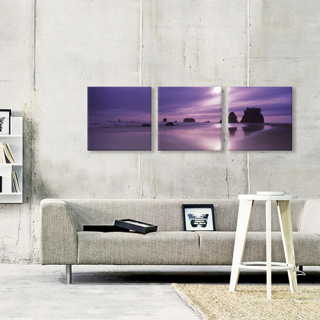 Second Beach // Washington State (36"W x 12"H x 0.75"D)