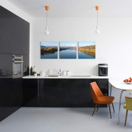 Wisconsin River // Crawford County // Wisconsin (36"W x 12"H x 0.75"D)