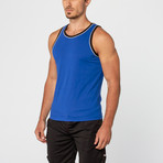 POP Scoop Tank // Black + Royal (S)