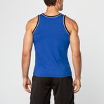 POP Scoop Tank // Black + Royal (S)