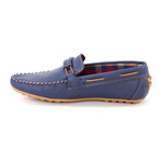 Leather Moccasin // Blue (Euro: 43)
