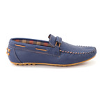 Leather Moccasin // Blue (Euro: 42)