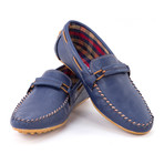 Leather Moccasin // Blue (Euro: 40)