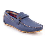 Leather Moccasin // Blue (Euro: 43)