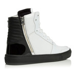 Adonis Mid-Top Sneaker // White + Black (US: 9.5)