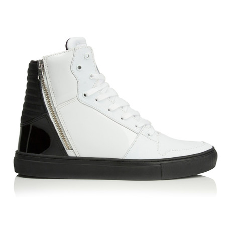 Adonis Mid-Top Sneaker // White + Black (US: 7)