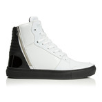 Adonis Mid-Top Sneaker // White + Black (US: 11)