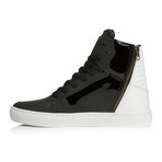 Adonis High-Top Sneaker // Black + White (US: 7)