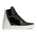 Adonis High-Top Sneaker // Black + White (US: 10.5)