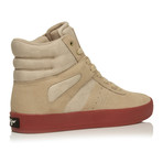 Moretti High-Top Sneaker //  Khaki + Marsala (US: 9.5)