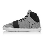Cesario Woven Sneaker // Black + White (US: 11)