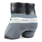 Two-Tone Boxer Briefs // Grey + Pocket (S)