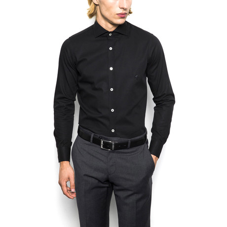 Costanzo Dress Shirt // Black (38)