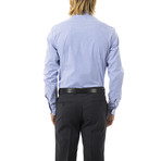 Uominitaliani // Gabriele Dress Shirt // Blue Stripe (L)