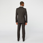 Pandolfo Textured Suit // Dark Charcoal (38)