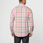 Casual Button-Up // Salmon Plaid (S)