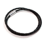 Suki Braided Leather Necklace // 4mm (16"L)
