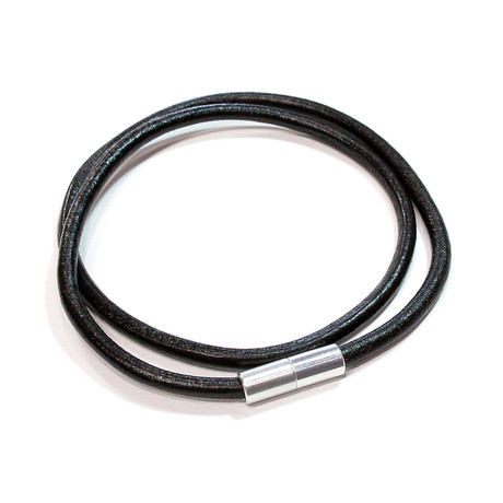 Suki Round Leather Necklace // 4mm (16"L)