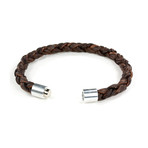 Frontier Braided Leather // Antique Brown (Small)