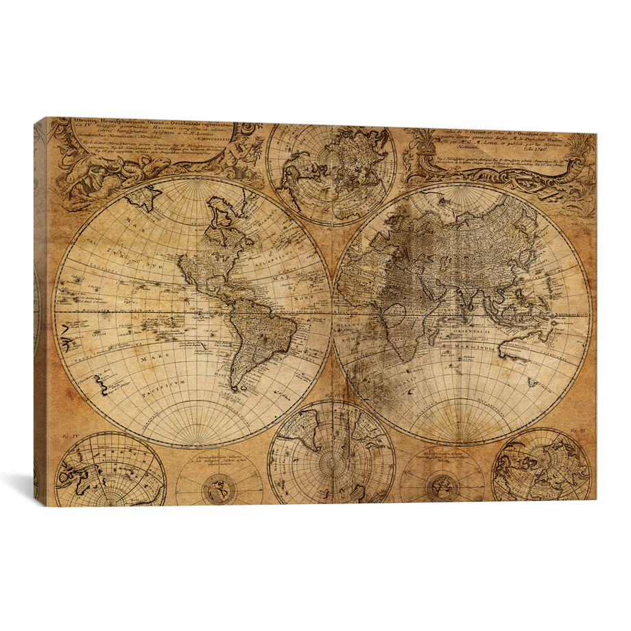 Vintage Cartography - Incredible World Maps - Touch of Modern