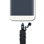 Paracord Charging Cable // Black (Micro USB)