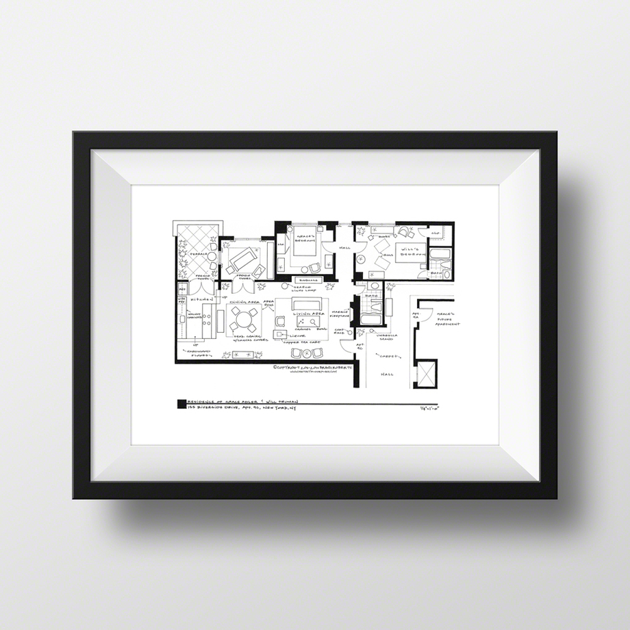 Fantasy Floorplans - Blueprints From TV's Most Famous Homes - Touch of ...