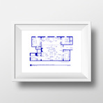 How I Met Your Mother // Ted Mosby Apartment // Artist Signed (Black)
