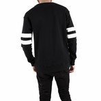 Underated London // Printed Sweatshirt // Black (L)