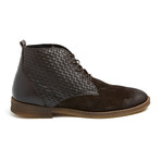 Suede Ankle Boot // Brown (US: 10.5)