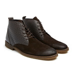 Suede Ankle Boot // Brown (US: 8)