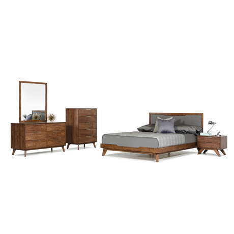 Nova Domus Soria Modern Grey Walnut Bedroom Set (Eastern King)