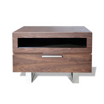 Modrest Dylan Modern Nightstand (Walnut)