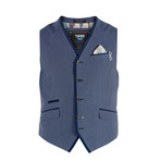 Duke Clothing Co. // Caesar Waistcoat // Blue (4XL)