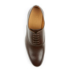 Deuce Leather Plain Toe Oxfords // Brown (US: 9.5)