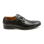 The Straight Double Monk Strap Dress Shoes // Black (US: 8.5)