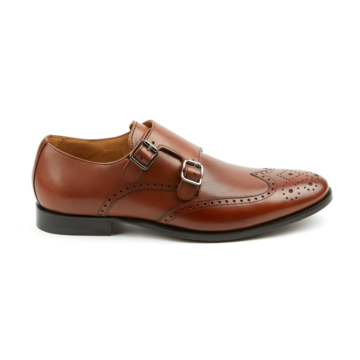 The Straight Double Monk Strap Dress Shoes // Brandy (US: 7) - Pair of ...