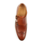 The Straight Double Monk Strap Dress Shoes // Brandy (US: 8.5)